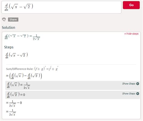 You can use the following operators and functions with this calculator Addition (), subtraction (-), division (or) and multiplication (or). . Symbolab difference quotient calculator